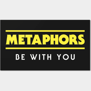 Metaphors Be With You –– Funny English Teacher Parody Posters and Art
